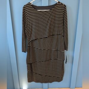 Soft dress with sleeves